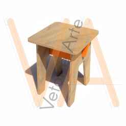 Banco Quadrado Multiuso