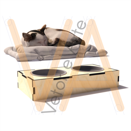Comedouro Simples Para Gatos