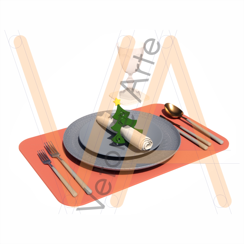 Anéis de Guardanapo de Natal