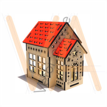 Casinha Iluminada Mod03