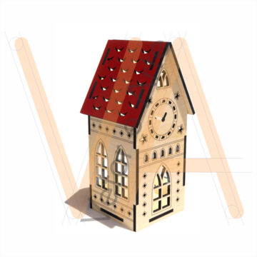 Casinha Iluminada Mod04