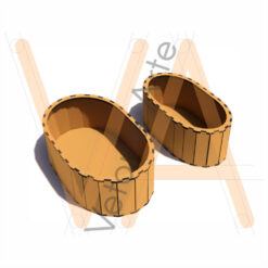Caixas Oval