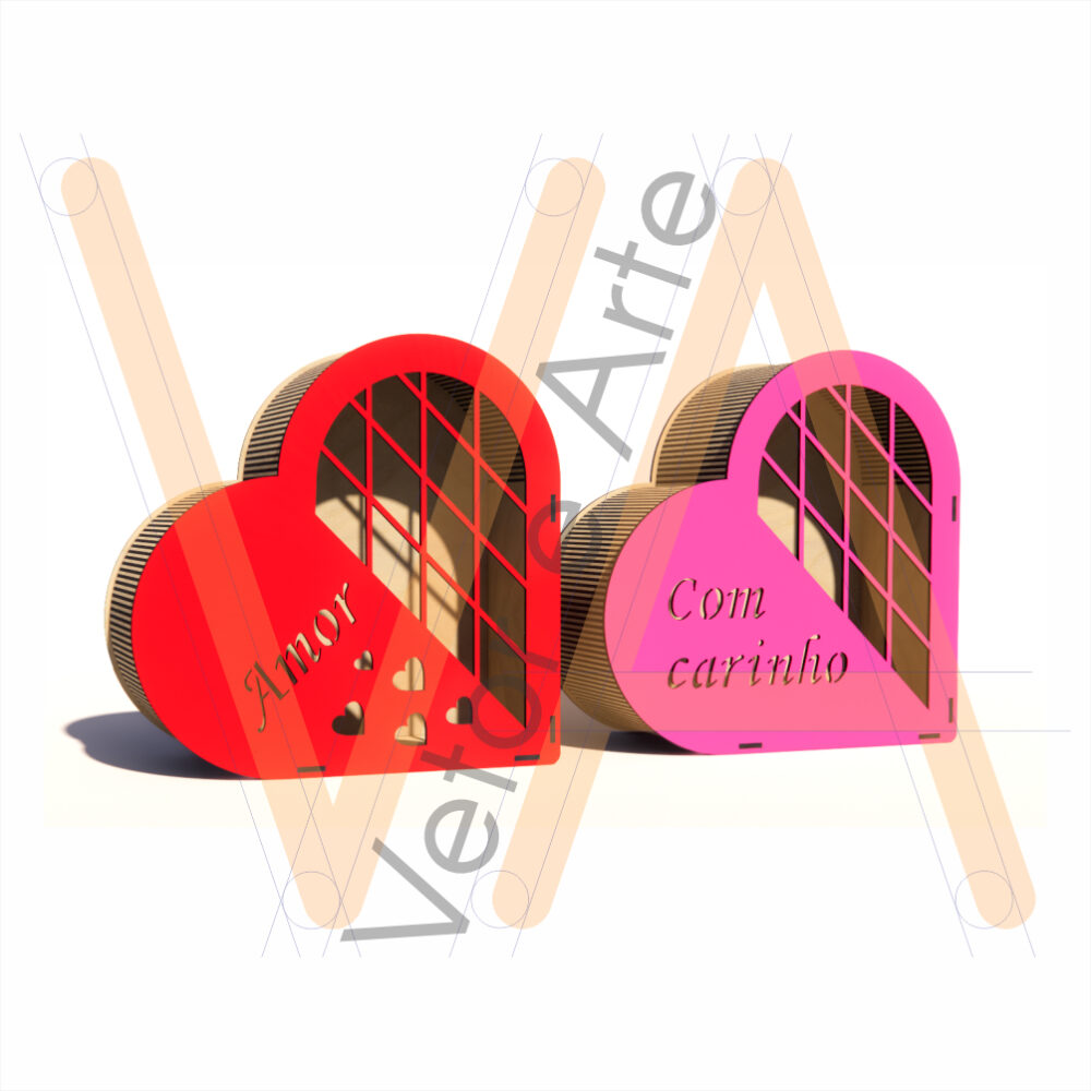 Caixa Amor Coração