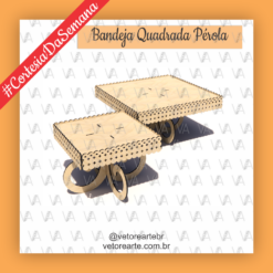 #R31 - Bandeja Quadrada Pérola
