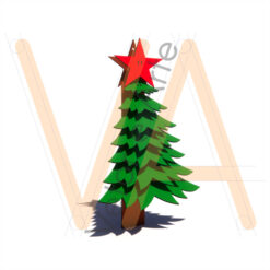 Árvore Natal 3D 40cm
