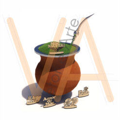 Enfeite Chimarrão Dia das Mães