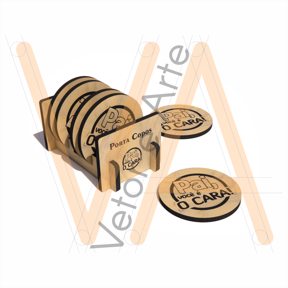 Porta Copos Pai é o Cara