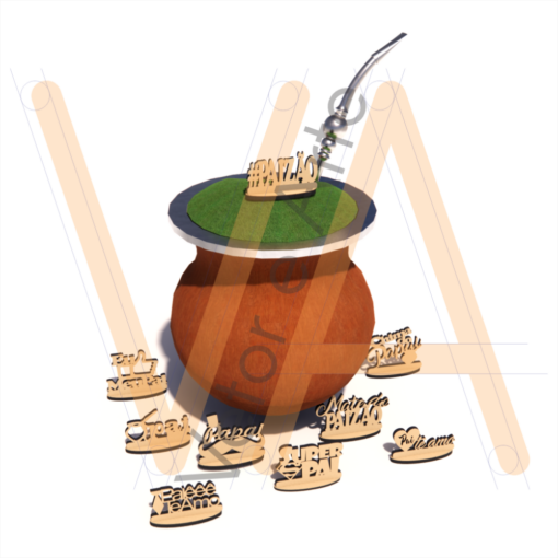 Enfeite Chimarrão Pai