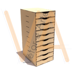 Organizador 10 gavetas