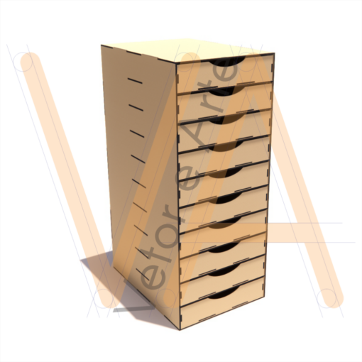 Organizador 10 gavetas