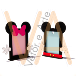 Retrato Minnie e Mickey