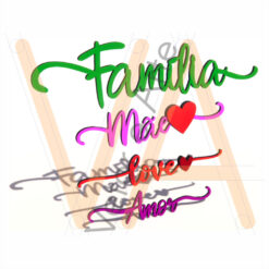Apliques - Família, Amor, Mãe, Love