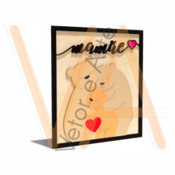 Quadro Mamãe Urso