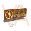 Placa Sinalização Pessoas Autorizadas