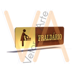 Placa Sinalização Fraldário