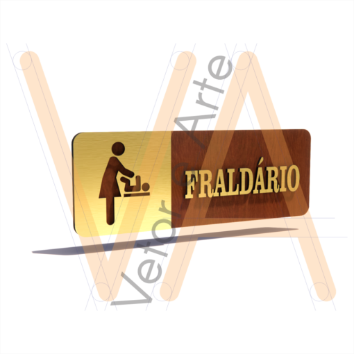 Placa Sinalização Fraldário