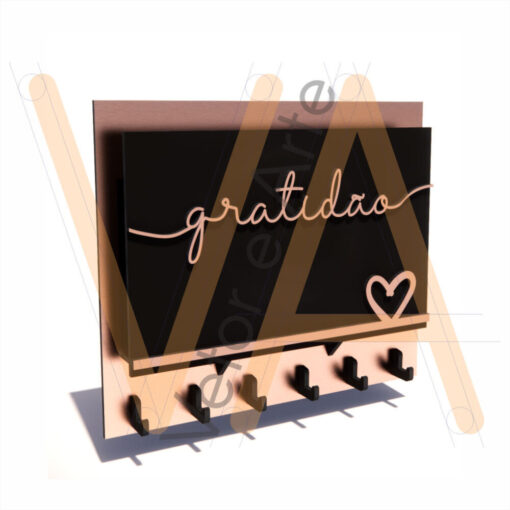 Porta Chaves Gratidão