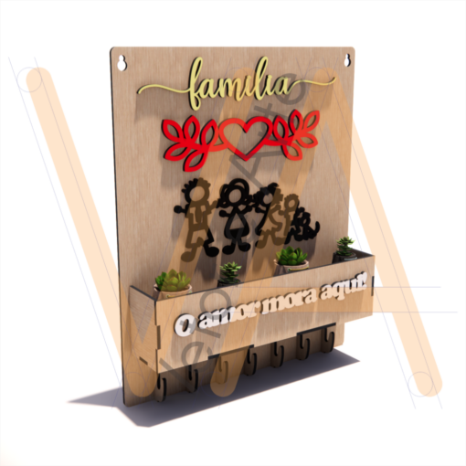 Porta Chaves Família