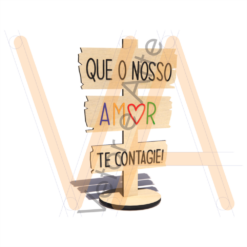 Plaquinha Amor Contagie