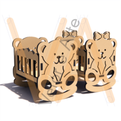 Mini Berço Urso (a)