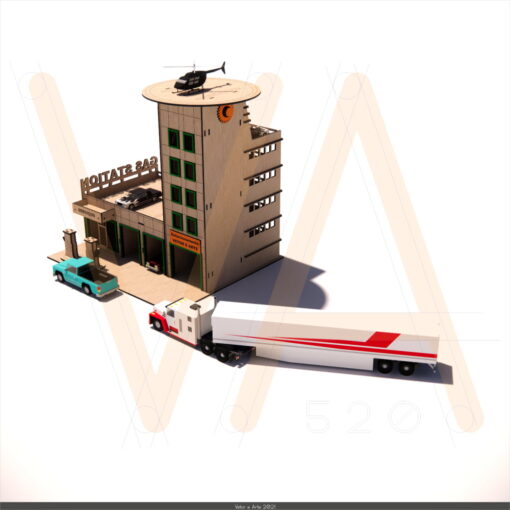 Mini Posto Carrinhos - Imagem 3