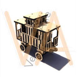 Mini Locomotiva a Vapor - Vagão Resteurante
