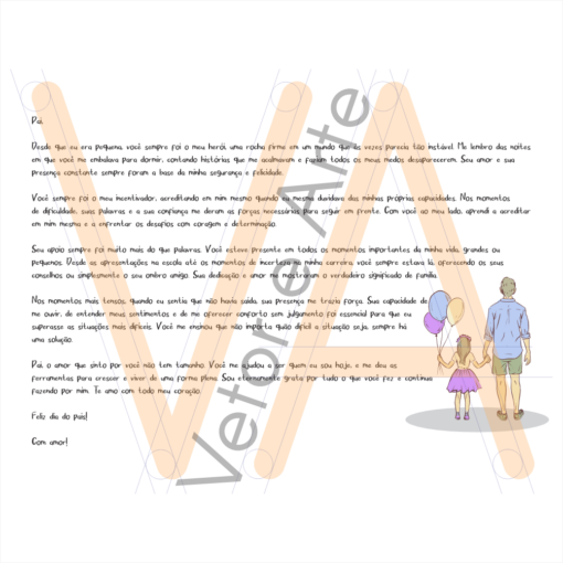 Carta para o Pai - Menina
