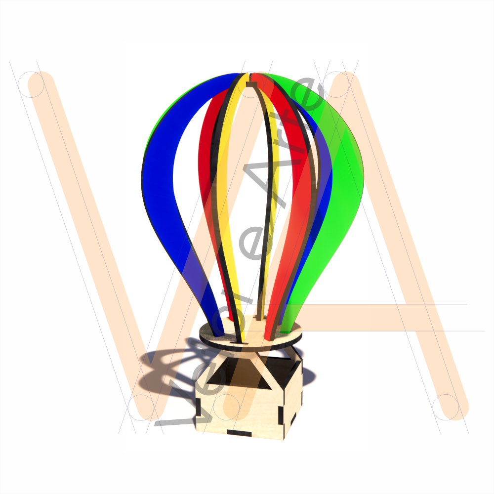 Balão 3D 20cm