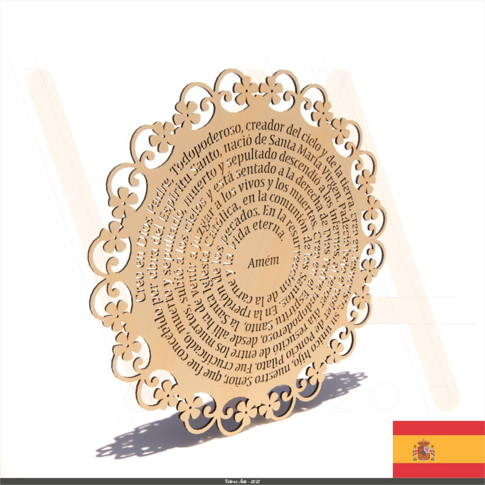 Medalla yo Creo en español