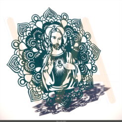Mandala Coração de Jesus