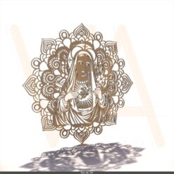 Mandala Coração de Maria