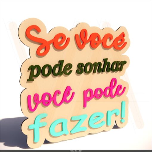 Placa sonhos
