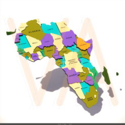 Mapa Decorativo, África