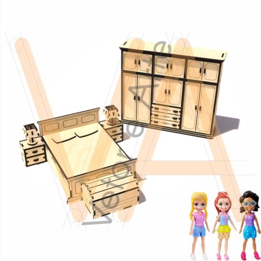 Mini Móveis Clássicos - Quarto Casal