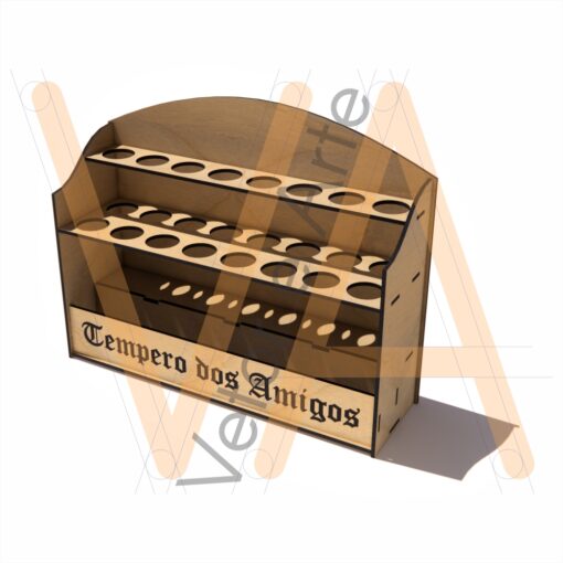 Porta Temperos - 16 Unidades