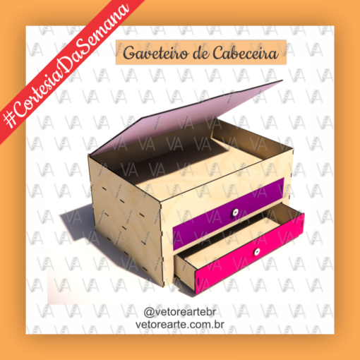 #R6 - Gaveteiro de Cabeceira