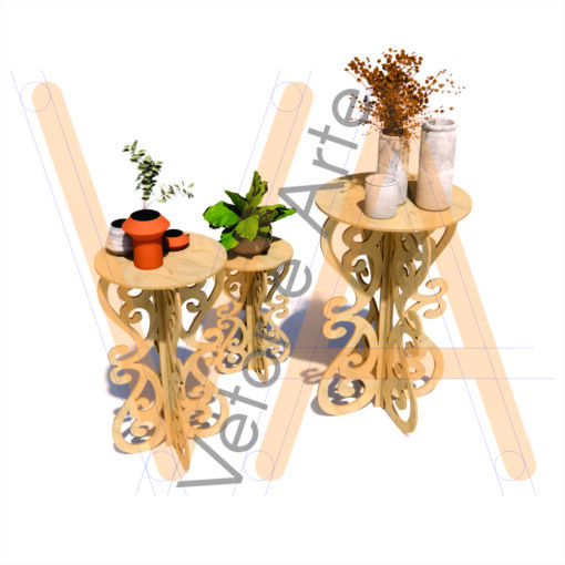 Mesas Decor - Trio Arabesco - Imagem 2