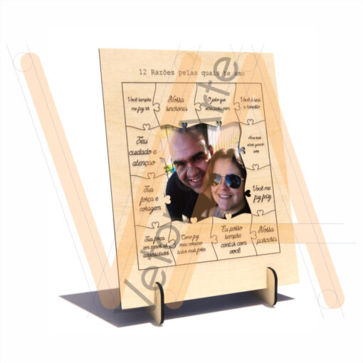 Porta Retrato Quebra Cabeça