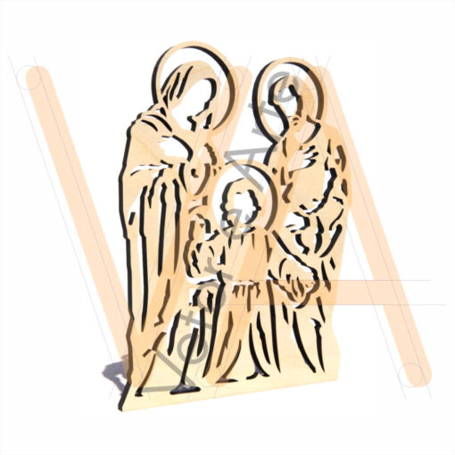 Aplique Sagrada Familia
