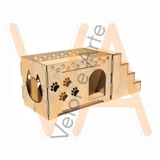Casinha e Escadinha de Gato