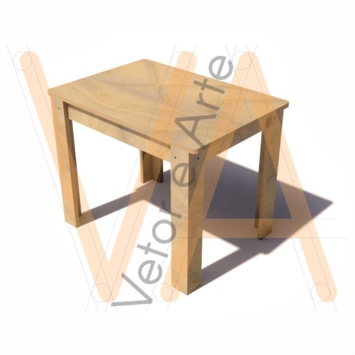 Mesa Padrão - Retangular