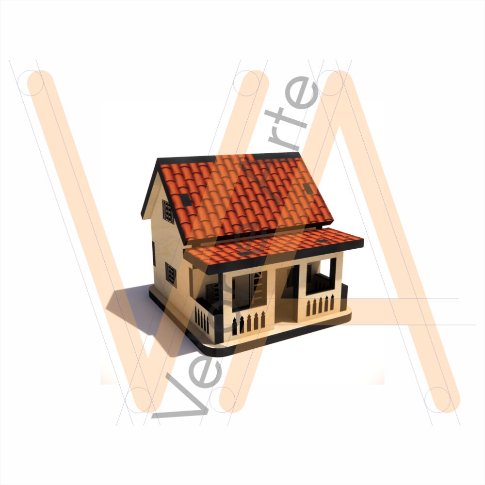 Vilarejo Iluminado, Casinha Mod08