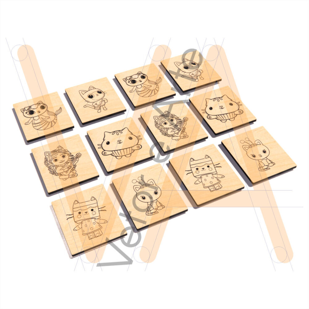 Jogo Memória Casa da Gabi